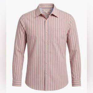 Banana Republic Striped Pink Button Down Shirt Men’s M Soft Wash Preppy
